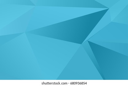Light BLUE vector polygonal background. An elegant bright illustration with gradient. Brand-new style for your business design.