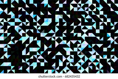 Light BLUE vector polygonal background. Creative illustration in halftone style with gradient. The elegant pattern can be used as part of a brand book.