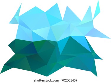 Light BLUE vector polygonal background. Brand-new colored illustration in blurry style with gradient. A new texture for your design.