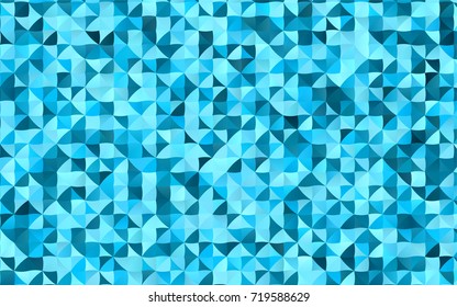 Light BLUE vector polygonal background. Geometric illustration in Origami style with gradient.  A completely new template for your business design.