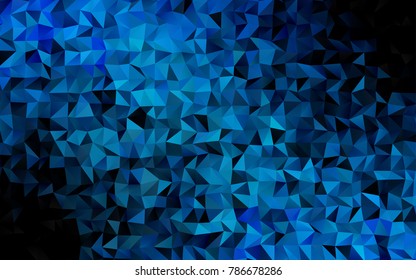 Light BLUE vector polygonal background. A vague abstract illustration with gradient. The template can be used as a background for cell phones.