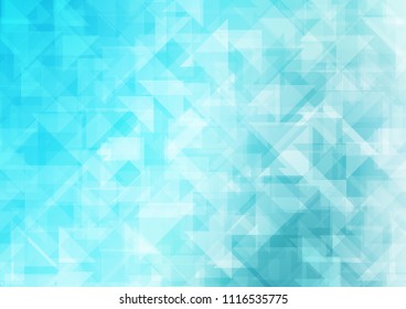Light BLUE vector polygonal polygonal. An elegant bright illustration with gradient. The completely new template can be used for your brand book.