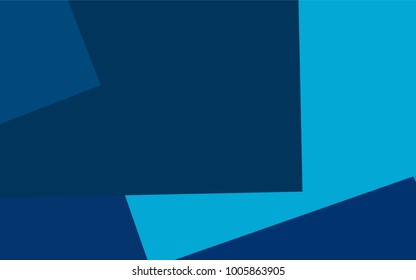 Light BLUE vector polygonal illustration consisting of rectangles. Rectangular design for your business. Creative geometric background in origami style with gradient.