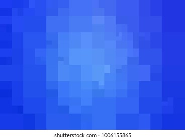 Light BLUE vector polygonal illustration, which consist of rectangles. Rectangular pattern for your business design. Geometric background in Origami style with gradient. 