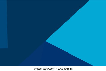 Light BLUE vector polygonal illustration consisting of rectangles. Rectangular design for your business. Creative geometric background in origami style with gradient.