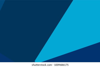 Light BLUE vector polygonal illustration, which consist of rectangles. Rectangular pattern for your business design. Geometric background in Origami style with gradient. 