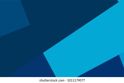 Light BLUE vector polygonal illustration consisting of rectangles. Rectangular design for your business. Creative geometric background in origami style with gradient.