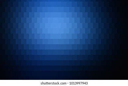 Light BLUE vector polygonal illustration consisting of rectangles. Rectangular design for your business. Creative geometric background in origami style with gradient.