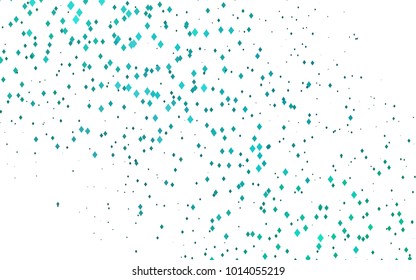 Light BLUE vector polygonal illustration consisting of rectangles. Rectangular design for your business. Creative geometric background in origami style with gradient.