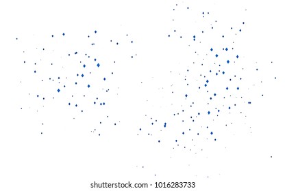 Light BLUE vector polygonal illustration, which consist of rectangles. Rectangular pattern for your business design. Geometric background in Origami style with gradient. 