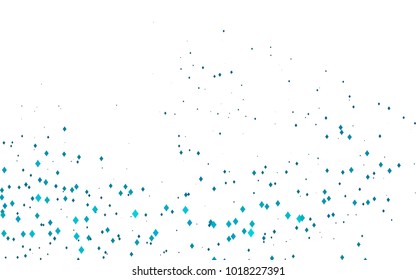 Light BLUE vector polygonal illustration, which consist of rectangles. Rectangular pattern for your business design. Geometric background in Origami style with gradient. 