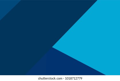 Light BLUE vector polygonal illustration, which consist of rectangles. Rectangular pattern for your business design. Geometric background in Origami style with gradient. 