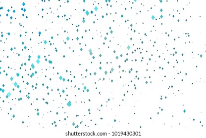 Light BLUE vector polygonal illustration consisting of rectangles. Rectangular design for your business. Creative geometric background in origami style with gradient.