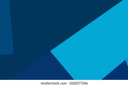 Light BLUE vector polygonal illustration, which consist of rectangles. Rectangular pattern for your business design. Geometric background in Origami style with gradient. 