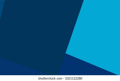 Light BLUE vector polygonal illustration consisting of rectangles. Rectangular design for your business. Creative geometric background in origami style with gradient.