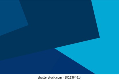 Light BLUE vector polygonal illustration, which consist of rectangles. Rectangular pattern for your business design. Geometric background in Origami style with gradient. 