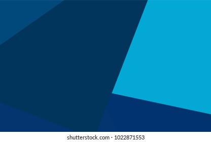 Light BLUE vector polygonal illustration, which consist of rectangles. Rectangular pattern for your business design. Geometric background in Origami style with gradient. 