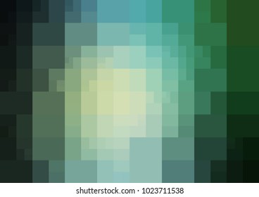 Light BLUE vector polygonal illustration, which consist of rectangles. Rectangular pattern for your business design. Geometric background in Origami style with gradient. 