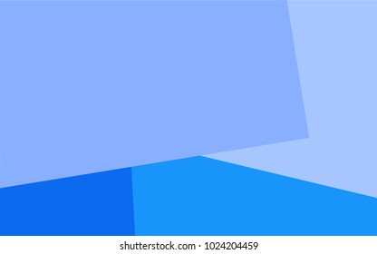 Light BLUE vector polygonal illustration consisting of rectangles. Rectangular design for your business. Creative geometric background in origami style with gradient.