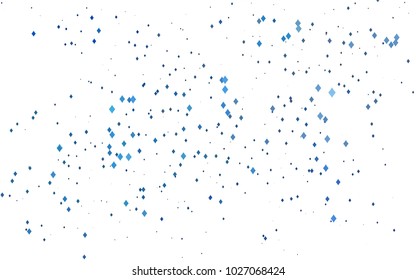 Light BLUE vector polygonal illustration consisting of rectangles. Rectangular design for your business. Creative geometric background in origami style with gradient.