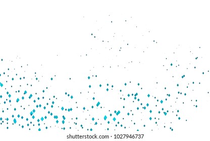 Light BLUE vector polygonal illustration consisting of rectangles. Rectangular design for your business. Creative geometric background in origami style with gradient.