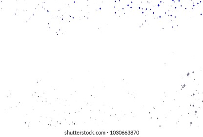 Light BLUE vector polygonal illustration consisting of rectangles. Rectangular design for your business. Creative geometric background in origami style with gradient.