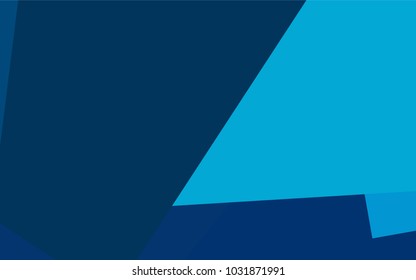 Light BLUE vector polygonal illustration consisting of rectangles. Rectangular design for your business. Creative geometric background in origami style with gradient.