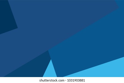 Light BLUE vector polygonal illustration, which consist of rectangles. Rectangular pattern for your business design. Geometric background in Origami style with gradient. 