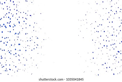 Light BLUE vector polygonal illustration, which consist of rectangles. Rectangular pattern for your business design. Geometric background in Origami style with gradient. 