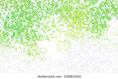 Light BLUE vector polygonal illustration, which consist of rectangles. Rectangular pattern for your business design. Geometric background in Origami style with gradient. 