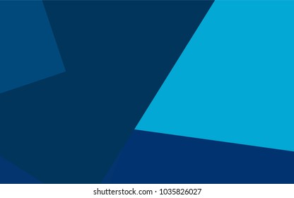 Light BLUE vector polygonal illustration consisting of rectangles. Rectangular design for your business. Creative geometric background in origami style with gradient.