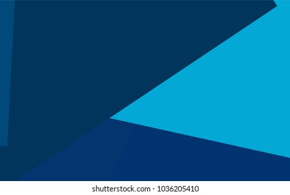 Light BLUE vector polygonal illustration, which consist of rectangles. Rectangular pattern for your business design. Geometric background in Origami style with gradient. 