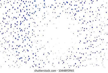 Light BLUE vector polygonal illustration, which consist of rectangles. Rectangular pattern for your business design. Geometric background in Origami style with gradient. 