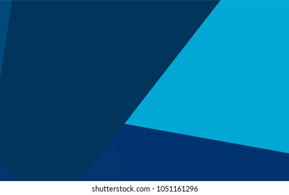 Light BLUE vector polygonal illustration consisting of rectangles. Rectangular design for your business. Creative geometric background in origami style with gradient.