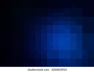 Light BLUE vector polygonal illustration, which consist of rectangles. Rectangular design for your business. Creative geometric background in Origami style with gradient