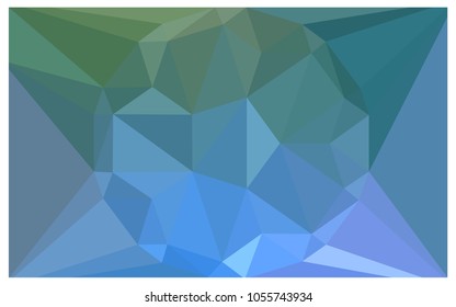 Light BLUE vector polygonal illustration, which consist of triangles with a gemstone in center. Triangular design of a huge diamond for your business. Creative geometric background of gems.