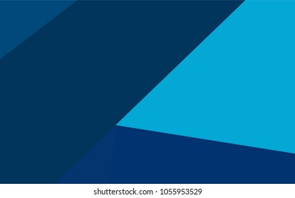 Light BLUE vector polygonal illustration, which consist of rectangles. Rectangular pattern for your business design. Geometric background in Origami style with gradient. 