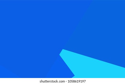 Light BLUE vector polygonal illustration consisting of rectangles. Rectangular design for your business. Creative geometric background in origami style with gradient.