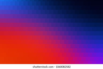 Light BLUE vector polygonal illustration consisting of rectangles. Rectangular design for your business. Creative geometric background in origami style with gradient.