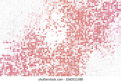 Light BLUE vector polygonal illustration consisting of rectangles. Rectangular design for your business. Creative geometric background in origami style with gradient.