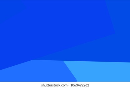 Light BLUE vector polygonal illustration consisting of rectangles. Rectangular design for your business. Creative geometric background in origami style with gradient.