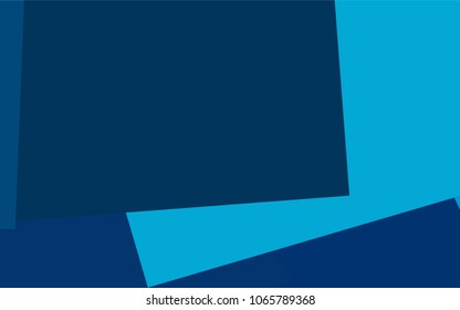 Light BLUE vector polygonal illustration consisting of rectangles. Rectangular design for your business. Creative geometric background in origami style with gradient.