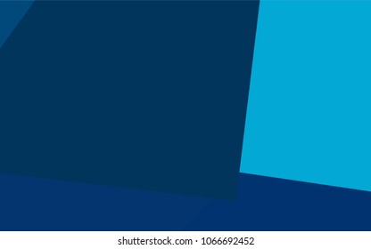 Light BLUE vector polygonal illustration consisting of rectangles. Rectangular design for your business. Creative geometric background in origami style with gradient.