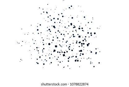 Light BLUE vector polygonal illustration consisting of rectangles. Rectangular design for your business. Creative geometric background in origami style with gradient.