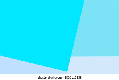 Light BLUE vector polygonal illustration, which consist of rectangles. Rectangular pattern for your business design. Geometric background in Origami style with gradient. 