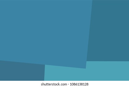 Light BLUE vector polygonal illustration, which consist of rectangles. Rectangular pattern for your business design. Geometric background in Origami style with gradient. 