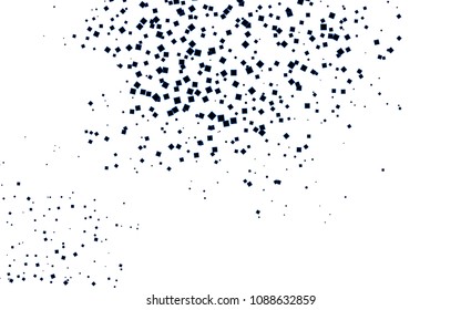Light BLUE vector polygonal illustration consisting of rectangles. Rectangular design for your business. Creative geometric background in origami style with gradient.