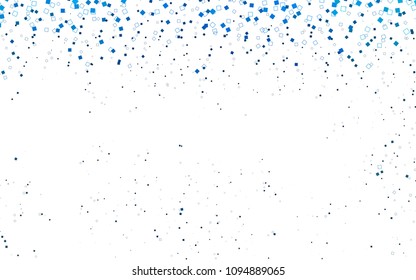 Light BLUE vector polygonal illustration consisting of rectangles. Rectangular design for your business. Creative geometric background in origami style with gradient.