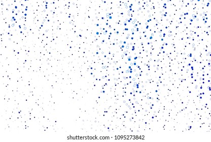Light BLUE vector polygonal illustration consisting of rectangles. Rectangular design for your business. Creative geometric background in origami style with gradient.