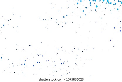 Light BLUE vector polygonal illustration, which consist of rectangles. Rectangular pattern for your business design. Geometric background in Origami style with gradient. 